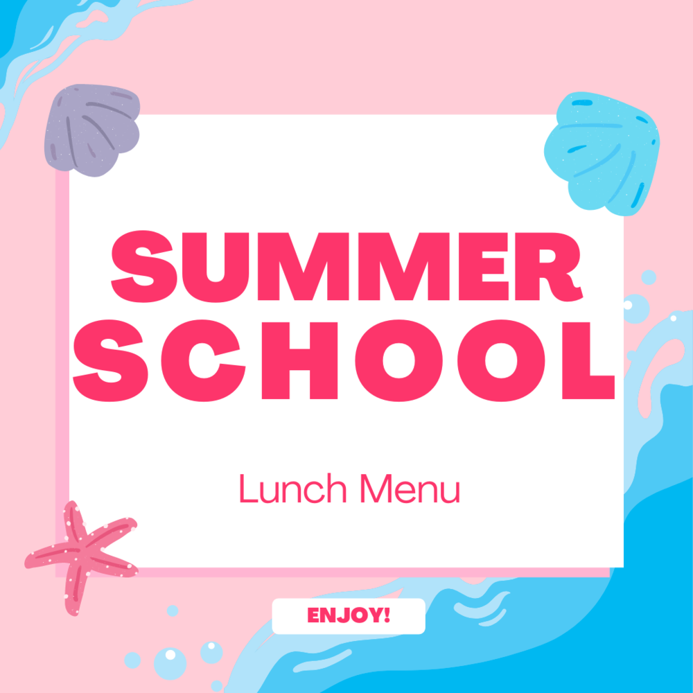 Free Summer Lunch Menu