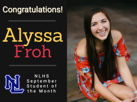 Froh Selected Student of the Month