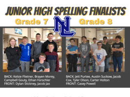 Junior High Spelling Bee Finalists